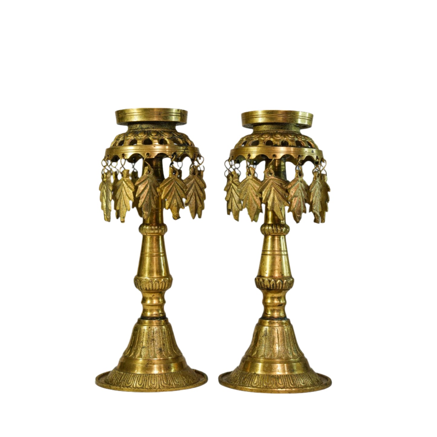 Panas Set (Nepalese Traditional Brass Oil Lamp Set)