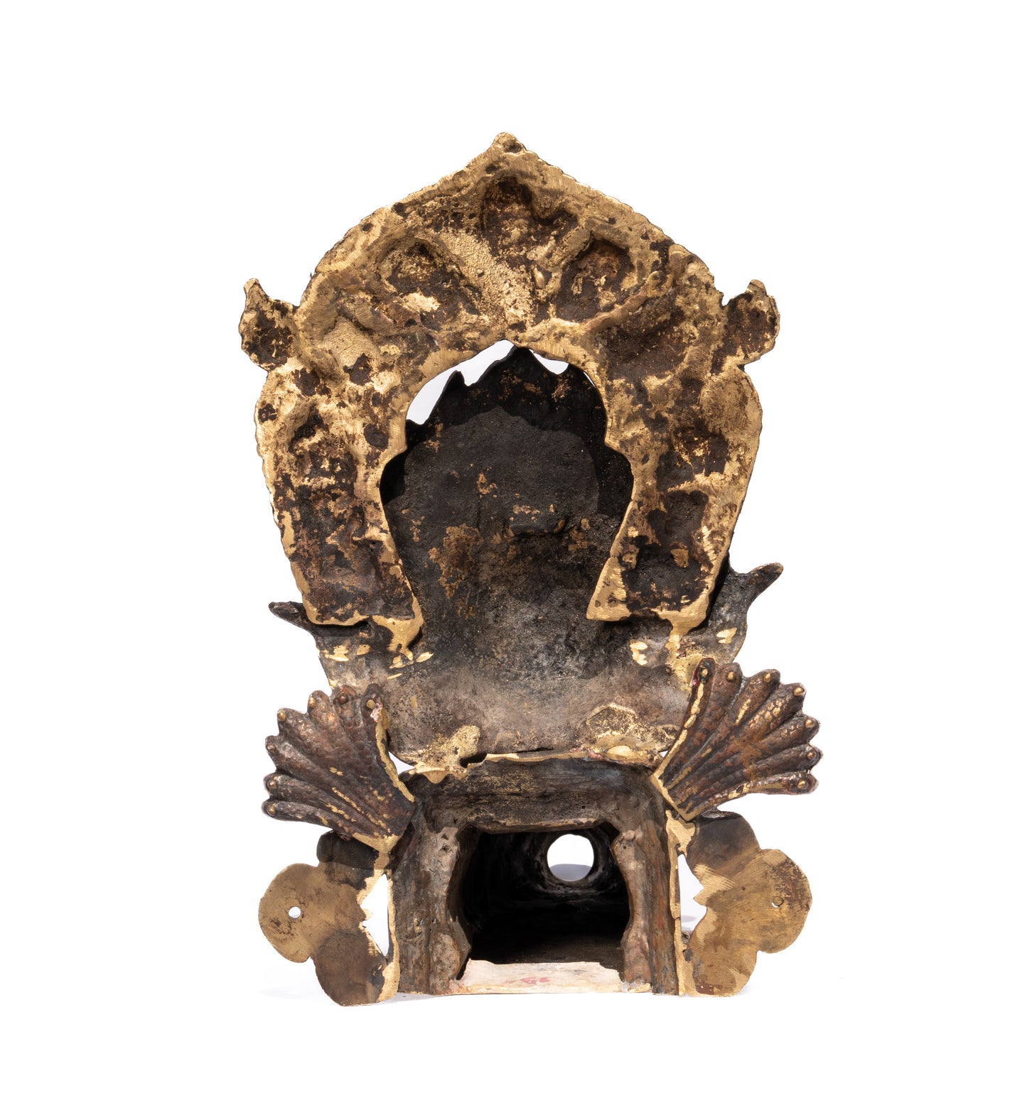 Bhairav Hiti- Traditional Dunge Dhara, Stone Water Spout featuring Mahakala Mask, Antique Finishing