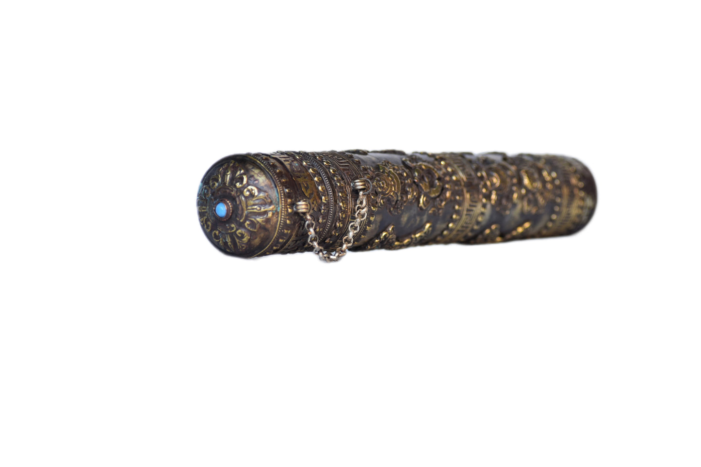 Tibetan antique manuscripts scroll case