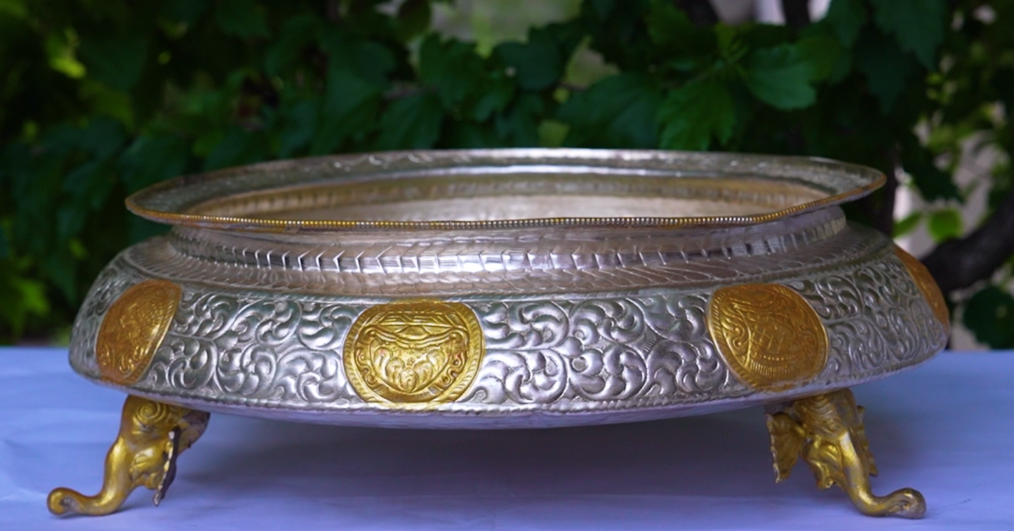 Newari Traditional Sliver-Coated Kota