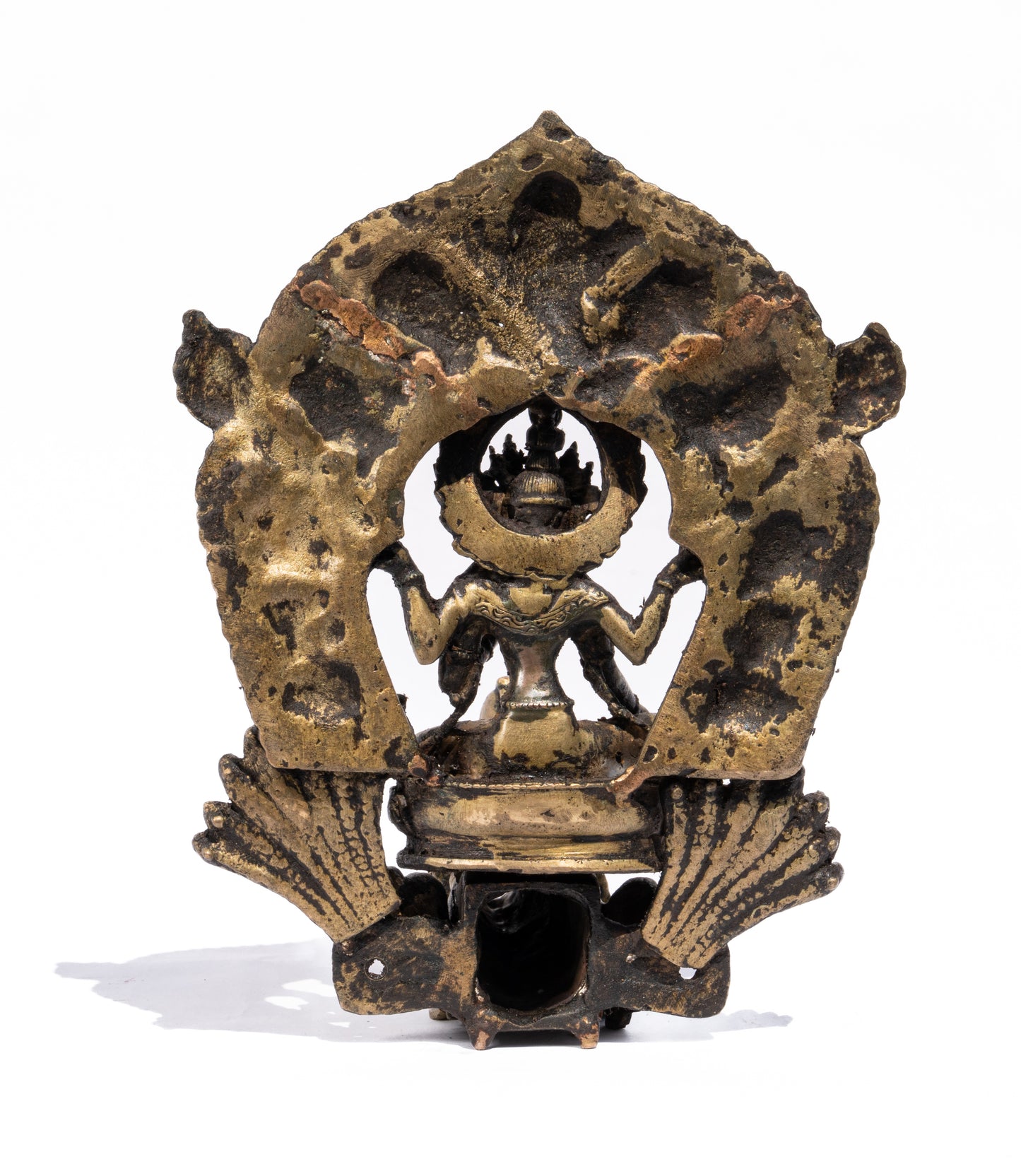 Laxmi Hiti- Bhairav Hiti- Traditional Dunge Dhara, Stone Water Spout featuring Laxmi Goddess, Antique Finishing